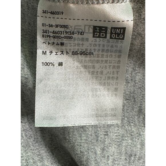 Uniqlo gray long sleeves tee size Medium - Picture 4 of 12